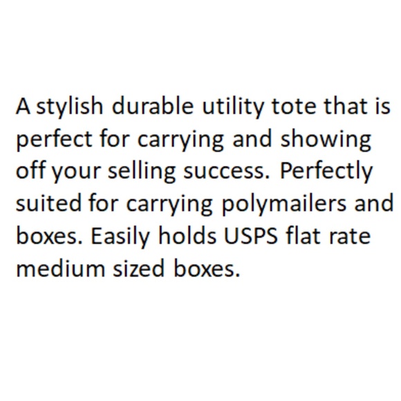 Large Shipping Utility Tote (Lay Flat Capability) - Picture 3 of 3